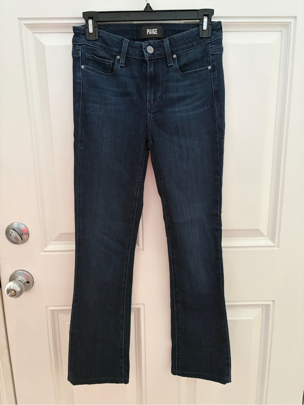 PAIGE Dark Indigo Women's Flare Jeans